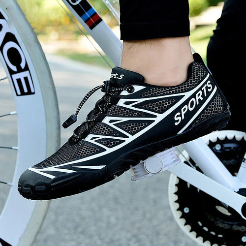 Lightweight Cycling Shoes for MTB and Road Biking – Ergonomic Design, Non-Slip Sole, Breathable Mesh, Unisex Sizes 1